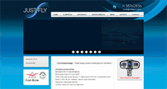 Desktop Screenshot of justflyaero.com.br