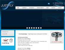 Tablet Screenshot of justflyaero.com.br